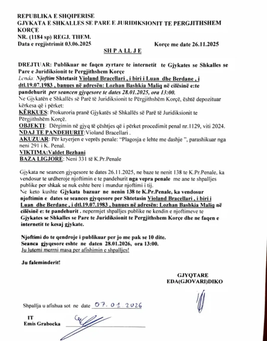 Në kërkim prej vitit 2017; kush është 43-vjeçari Violand Braçellari, autori i vrasjes së efektivit në Maliq 2 900 0 1780557609xvioland bracellari 528x675 724