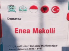 Në emër të policit të rënë në detyrë Enea Mekolli hapet një pus bamirësie Enea Mekolli